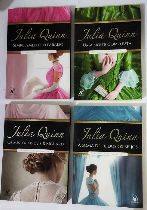 Kit 4 Livros - Julia Quinn - Vol. 1, 2, 3, 4