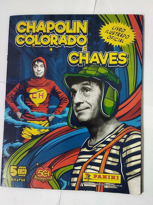 Álbum de Figurinhas Chapolin Colorado e Chaves - 50 Chaves
