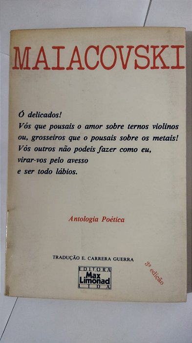 Maiacovski: Antologia Poética - Emílio Carrera Guerra