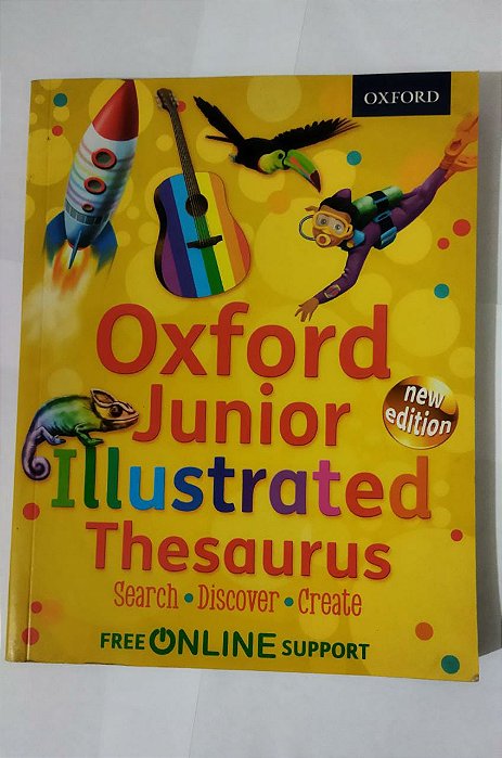 (Inglês)　Oxford　Illustrated　Junior　Thesaurus　Seboterapia　Livros