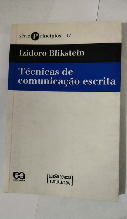Técnicas de Comunicação Escrita - izidoro Blikstein
