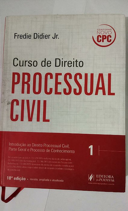 Curso de Direito Processual Civil - Volume 1 - Fredie Didier Jr.