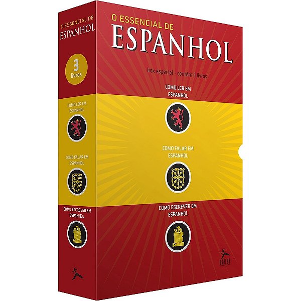 Box De Livros - O Essencial De Espanhol ( 3 Volumes) - Como ler, falar e escrever - Novo e Lacrado