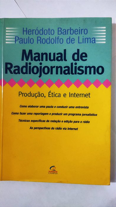 Manual De Radiojornalismo - Paulo Rodolfo de Lima e Heródoto