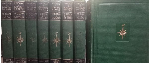 Kit 8 Livros - Histórias e Paisagens do Brasil