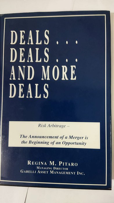 Deals...Deals...And More Deals - Regina M. Pitaro (Ingles)