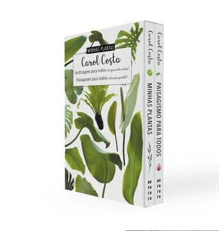 Box Minhas Plantas 2 volumes - Carol Costa - Novo Lacrado - Jardinagem e Paisagismo