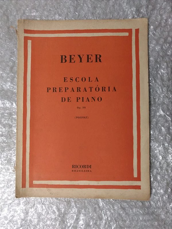 Escola Preparatória do Piano Op. 101 - F. Beyer