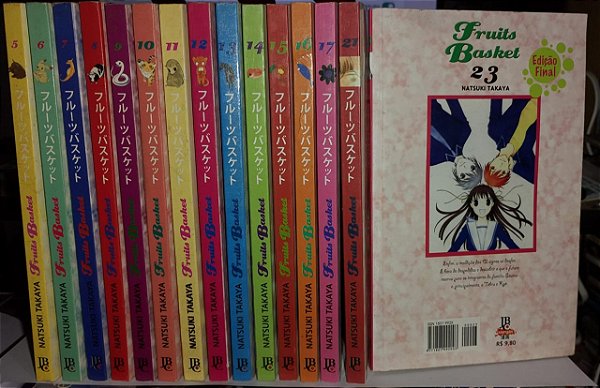 Kit Mangás Fruits Basket 15 Volumes