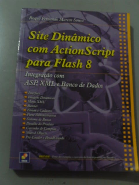 Site Dinâmico Com Action Script Para Flash 8 - Roque Fernand