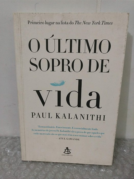 O Último Sopro de Vida - Paul Kalanithi
