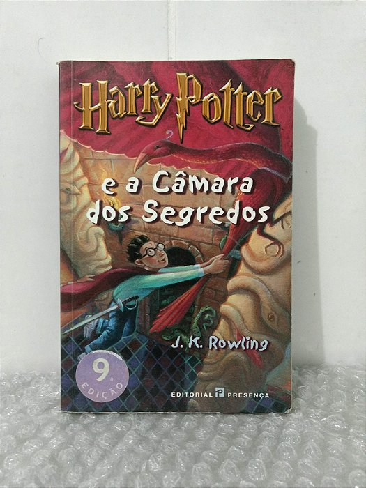 Harry Potter e a Câmara dos Segredos - J. K. Rowling edição de Portugal