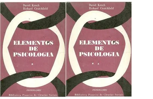 Elementos de Psicologia 2 Volumes - David Krech (marcas)
