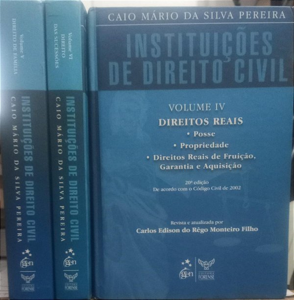 Kit Instituições de Direito Civil - 3 Volumes - Caio Mário da Silva Pereira