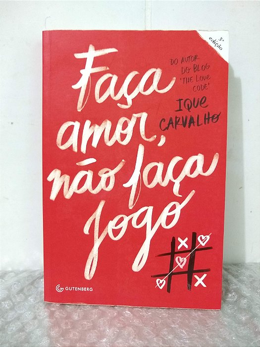  Faca Amor, Nao Faca Jogo (Em Portugues do Brasil):  9788582352076: Ique Carvalho: Libros