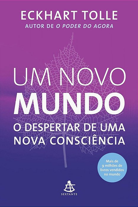 Um novo mundo - O Despertar de Uma Nova Consciência - Eckhart Tolle (Capa Roxa)