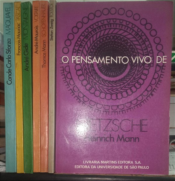 Kit O Pensamento vivo de - 7 Volumes - Ed. Martins