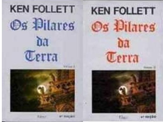 Os Pilares da Terra - Ken Follett - 2 volumes