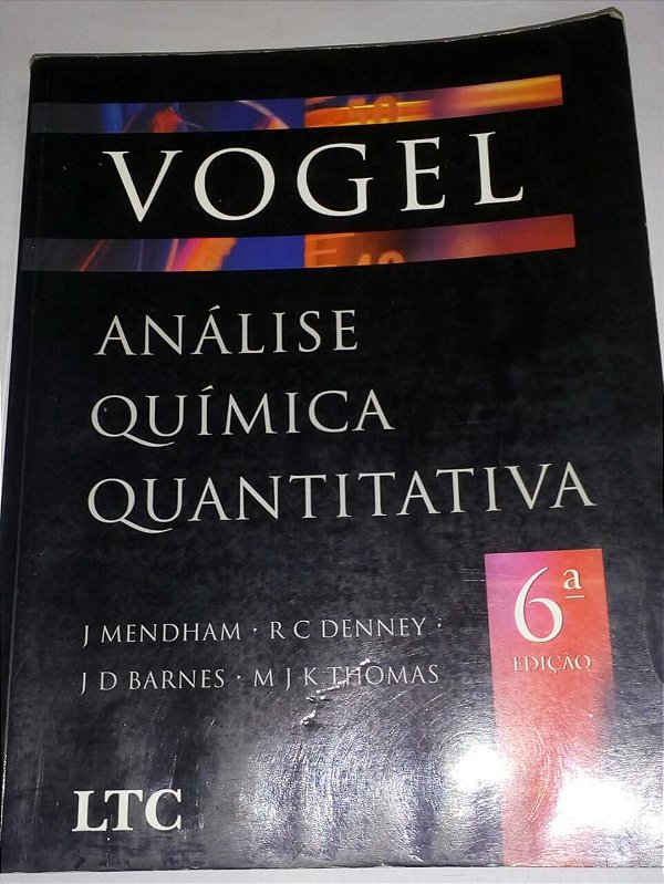 Vogel - análise Química Quantitativa - 6 Edição