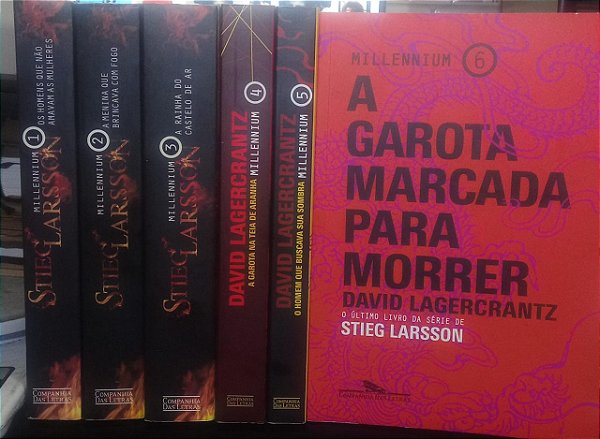 Kit Millennium - Os Homens que não amavam as mulheres - Stieg Larsson 1 ao 6