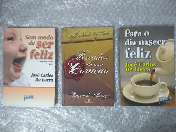 Coleção José Carlos de Lucca - C/3 livros