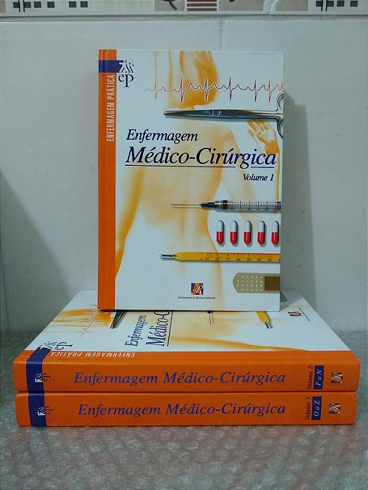 Coleção Enfermagem Médico-Cirúrgica C/ 3 Volumes