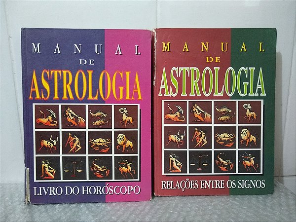 Coleção Manual de Astrologia C/ 2 Volumes