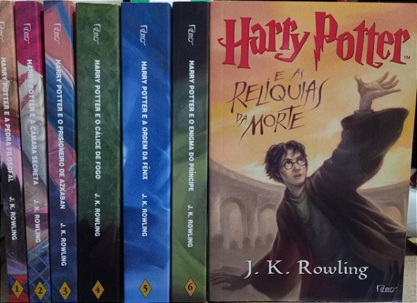 Coleção Harry Potter 7 volumes - Coleção Completa - J. K. Rowling - Numerados Ed. Econômica