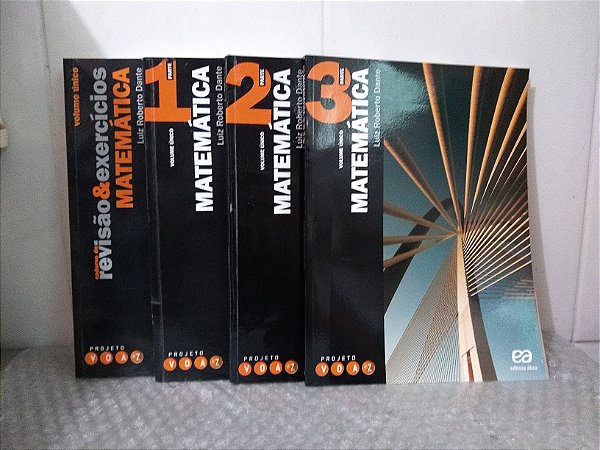 Coleção Matemática C/ 4 Volumes - Luiz Roberto Dante