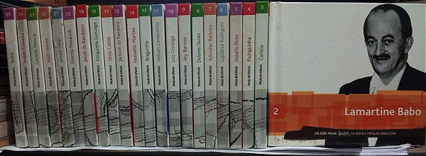Coleção Folha Cd's Raízes da MPB - 22 Livretos - 21 Cd's