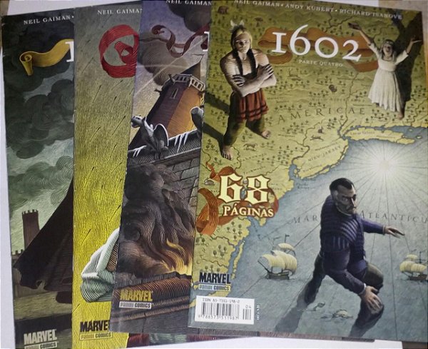 1602 - Neil Gaiman - Completo em 4 volumes