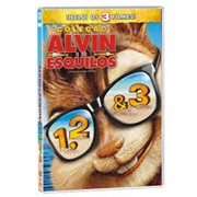 Box Dvd's Filmes Alvin e os esquilos - 3 Filmes - Novo e Lacrado
