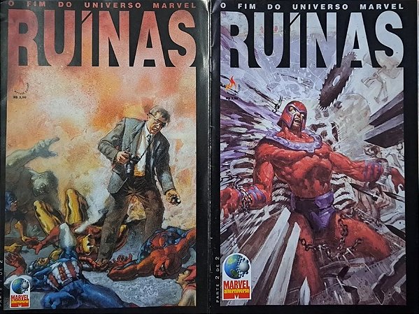 Ruínas: O Fim do Universo Marvel - 2 Volumes - Warren Ellis, Cliff e Terese Nielsen