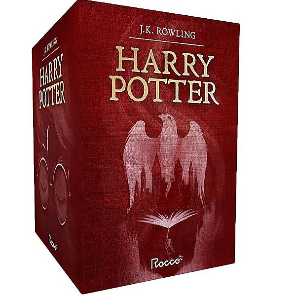 Box Vermelho Coleção Harry Potter Completa - Premium Capa Dura - Novo e Lacrado