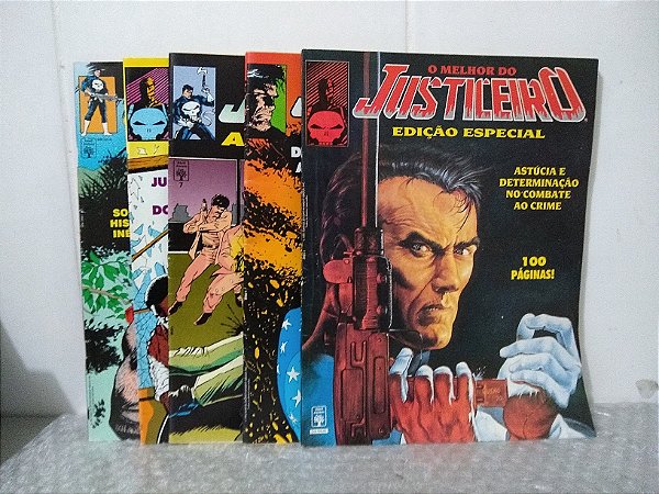 Coleção Justiceiro C/ 5 HQ's