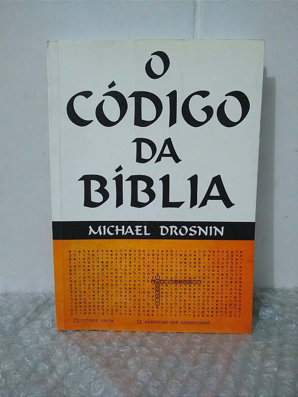 O Código da Bíblia - Michael Drosnin (marcas e manchas)