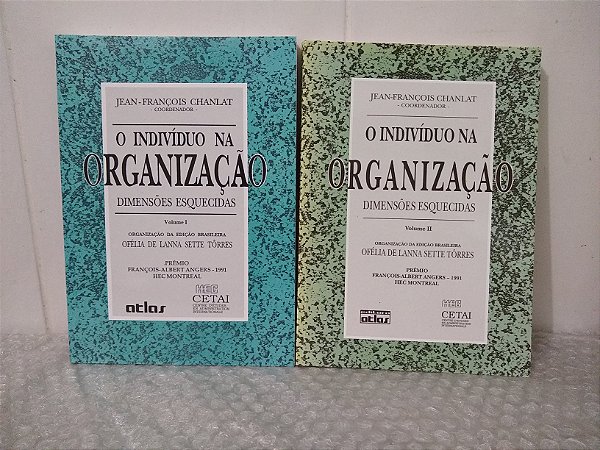 Coleção O Indivíduo na Organização C/ 2 Vols. - Jean-François Chanlat (coord.)