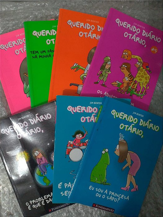 Coleção Querido Diário Otário - Jim Benton C/7 livros