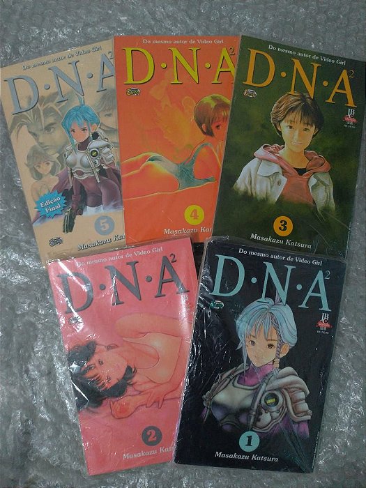 Coleção D. N. A. - Masakazu Katsura C/5 volumes