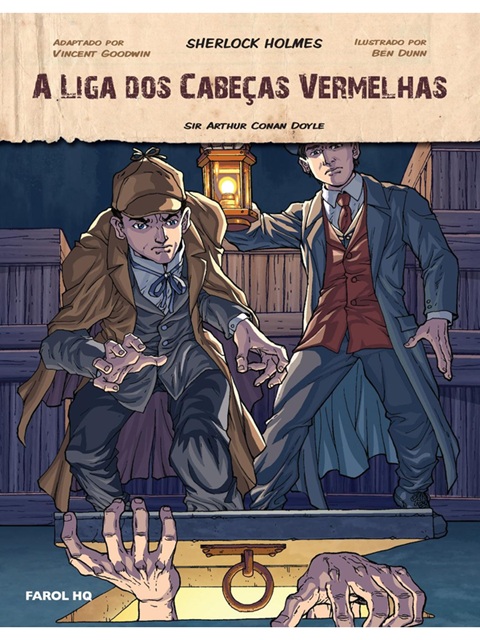 A liga dos cabeças vermelhas em quadrinhos - Sir Arthur Conan Doyle