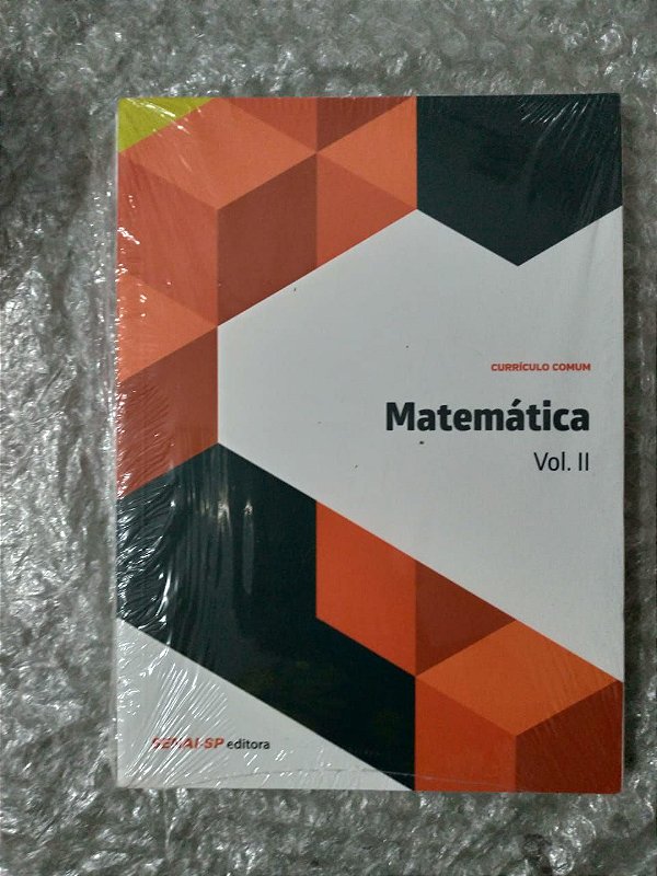 Matemática vol. 2 + Caderno de Exercícios - Currículo Comum