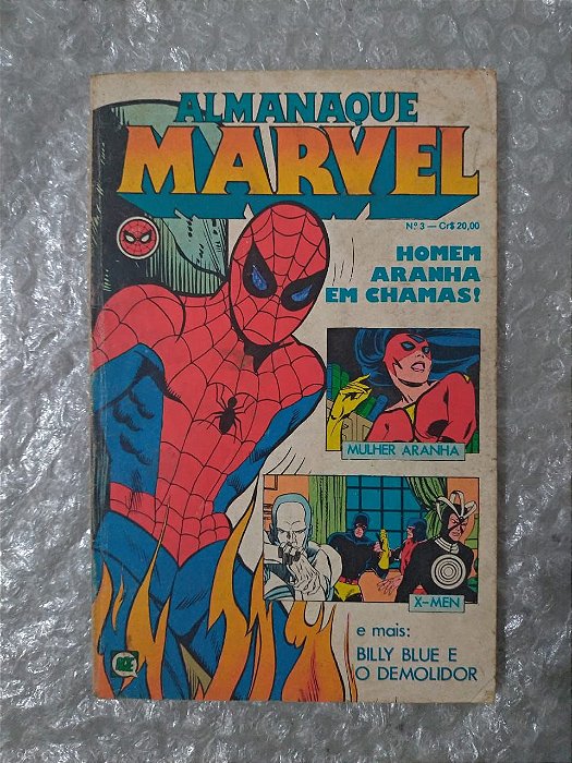 Almanaque Marvel Nº 3 - Homem Aranha em Chamas!