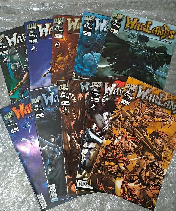 Coleção Warlands - Pat Lee e Adrian Tsang C/10 volumes