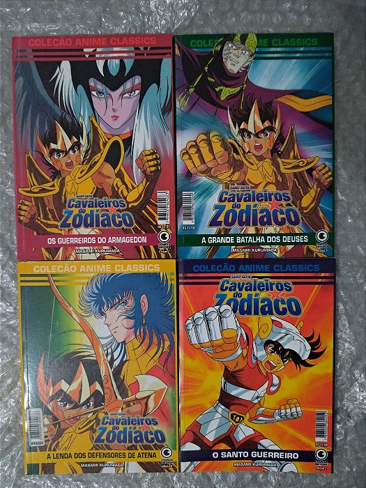 Coleção Anime Classics - Cavaleiro dos Zodíaco C/4 volumes