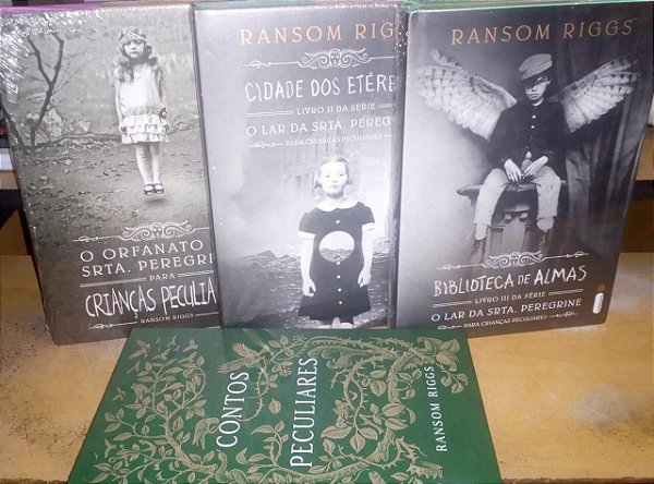 Coleção O lar da Srta. Peregrine - Ransom Riggs + Contos Peculiares 4 volumes