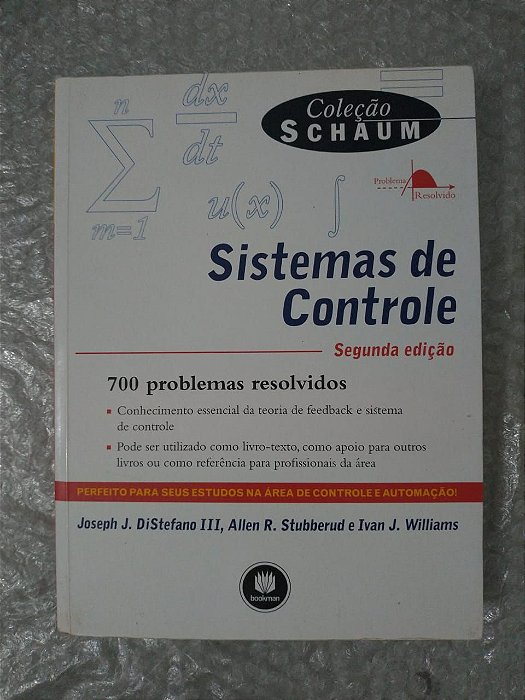 Sistema de Controle - Joseph J. DiStefano III, Allen R. Stubberud e Ivan J. Williams