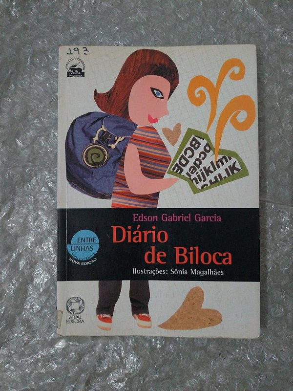 Diário de Biloca - Edson Gabriel Garcia (pequena danificação)