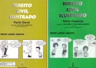 Kit Direito Civil Ilustrado - 2 Vols. - Denise Cardia Saraiva (marcas)