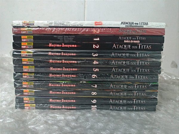 Coleção Ataque de Titãs - Hajime Isayama C/12 volumes