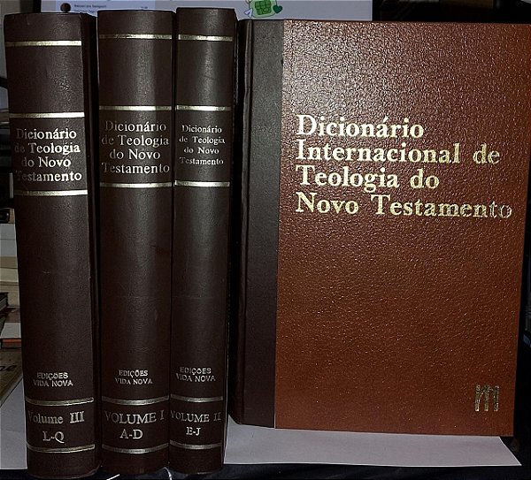 Dicionário Internacional de Teologia do Novo Testamento 4 Vols - Lothar Coenen e Colin Brown